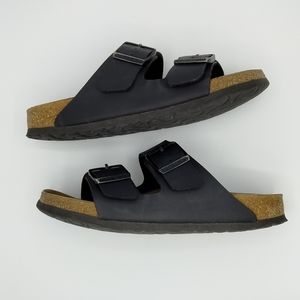 Birkenstock Arizona Black Leather Women's Size US 7 EU 38